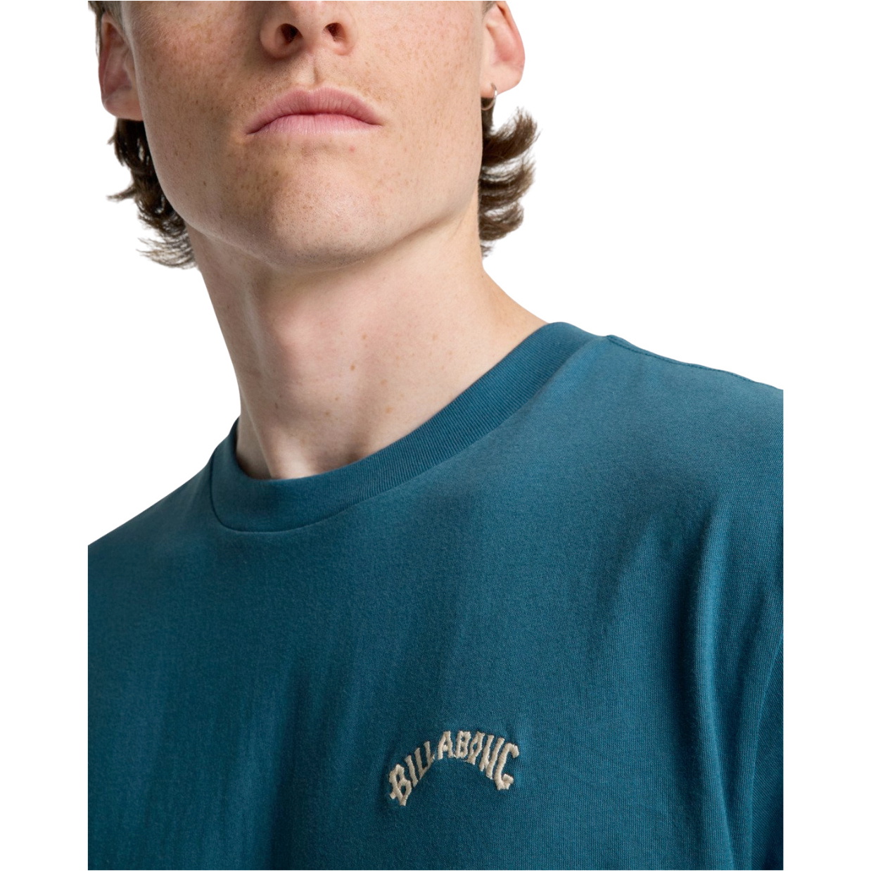 2026 Billabong Mens Arch Crew T-Shirt EBYKT00100 - Real Teal
